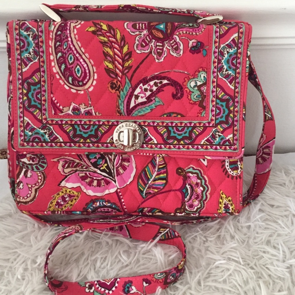 Vera Bradley Turn Lock Satchel